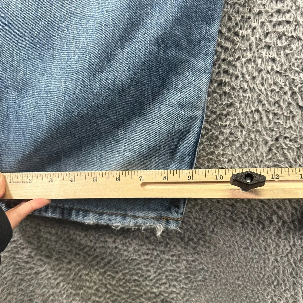 Levi's 550 Jeans Mens 38x30‎ Blue Cotton Denim Straight Leg Faded Baggy Workwear